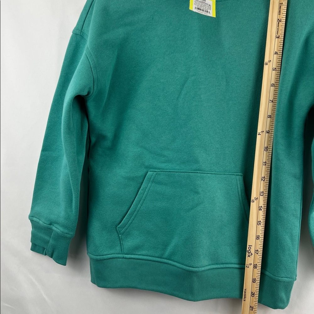 Kid’s Hoodie - Green - Size 8 (Medium) - Kangaroo Pocket - NWT - All In Motion - Picture 5 of 10